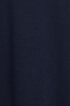 Navy-blue round-neck knit jumper with Rigby Go embroidered logo - Image 10