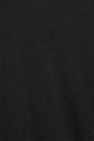 Black V-neck knit jumper with Rigby Go embroidery - Image 10