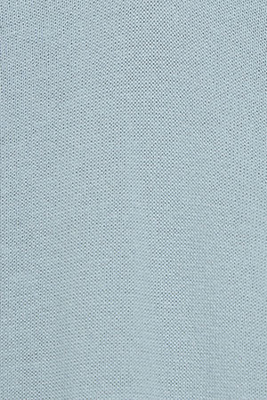 Light-blue V-neck knit jumper with Rigby Go embroidery - Image 9