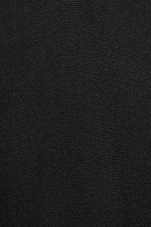 Black V-neck knit jumper with Rigby Go embroidery - Image 10