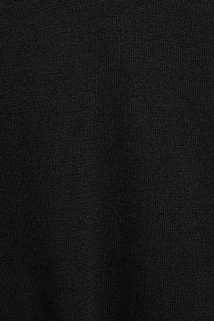 Black V-neck knit jumper with Rigby Go embroidered logo - Image 9