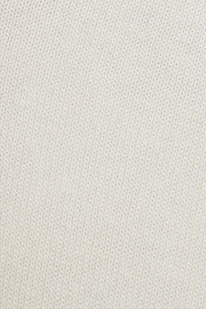Beige V-neck knit jumper with Rigby Go embroidered logo - Image 9