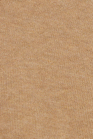 Caramel-marl V-neck knit jumper with Rigby Go logo - Image 9