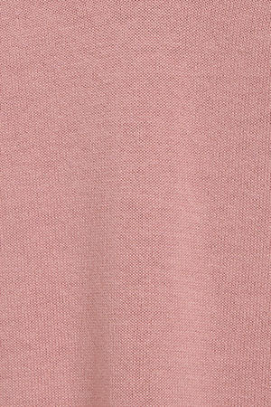 Pink V-neck knit jumper with Rigby Go embroidered logo - Image 10
