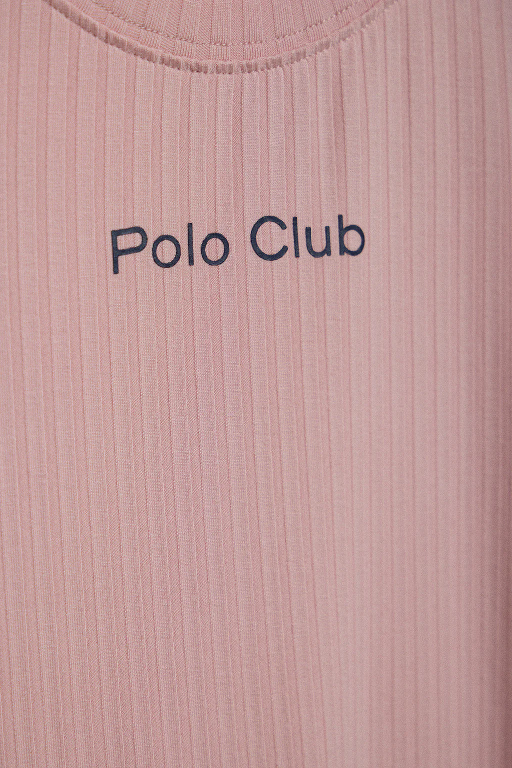 Pink top and shorts pyjama set with Polo Club details - Image 3