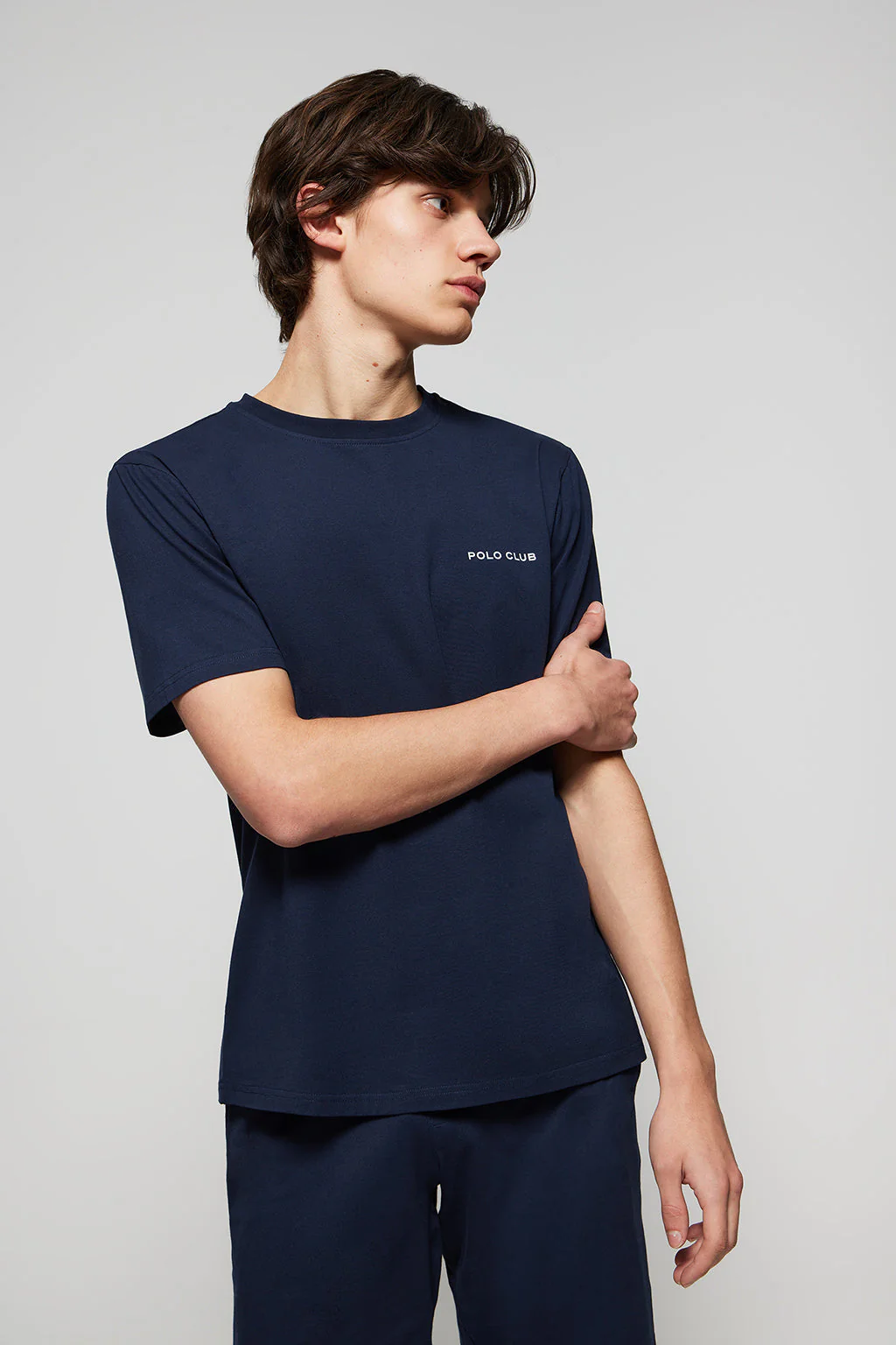 Navy-blue short-sleeve Iago PJ T-shirt - Image 2