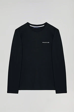 Black long-sleeve Isaac PJ T-shirt - Image 7