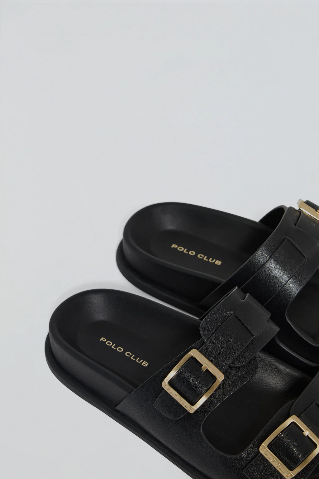 Black bio sandals with buckles - Image 4