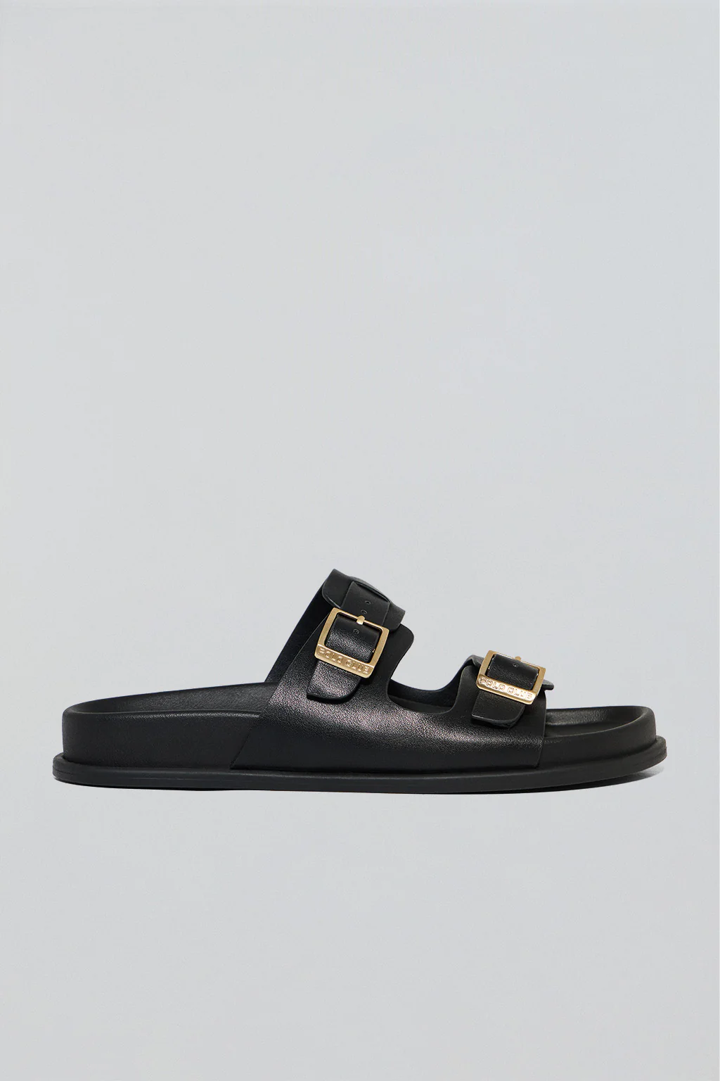Black bio sandals with buckles - Image 5