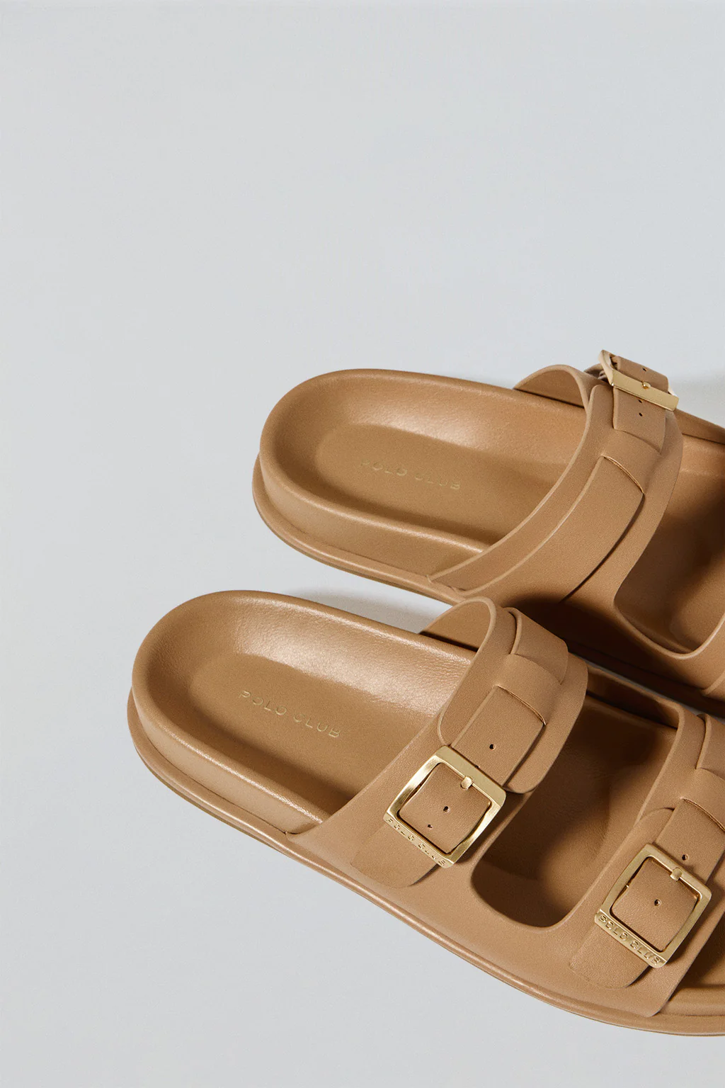 Camel bio sandals with buckles - Image 3