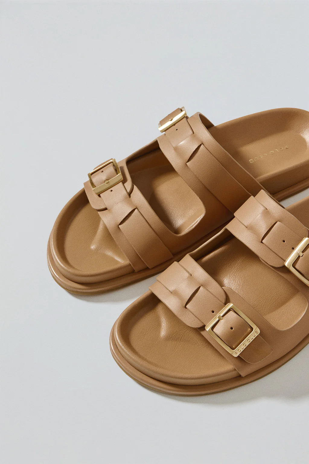 Camel bio sandals with buckles - Image 4