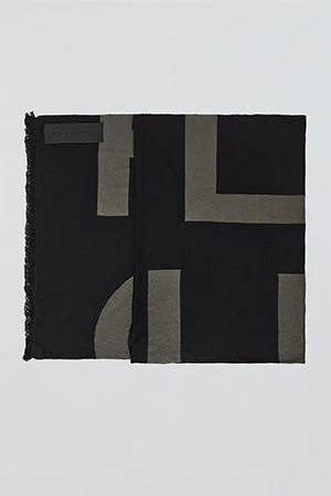 Bi-coloured scarf Sahar with Polo Club logo - Image 5
