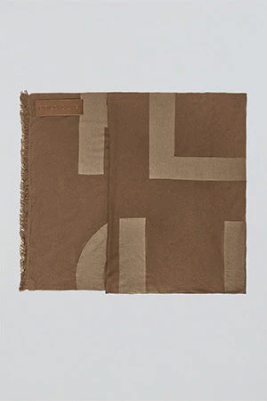 Bi-coloured scarf Sahar with Polo Club logo - Image 5