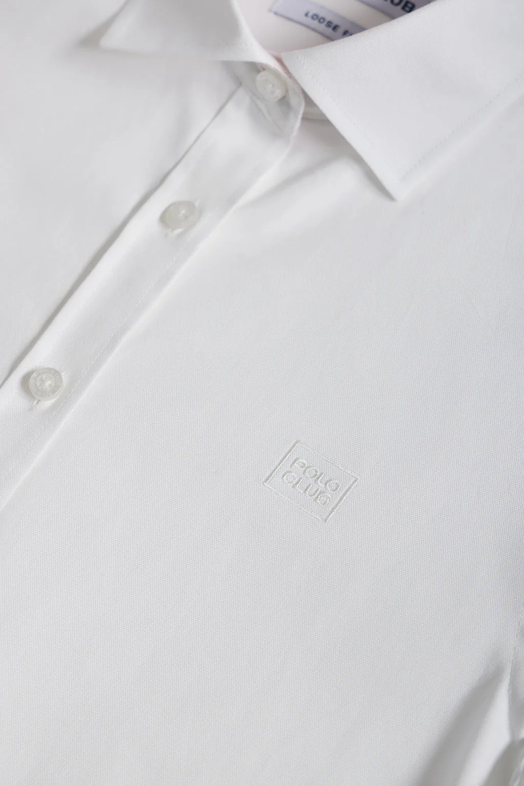 White Oxford shirt with embroidered logo - Image 7