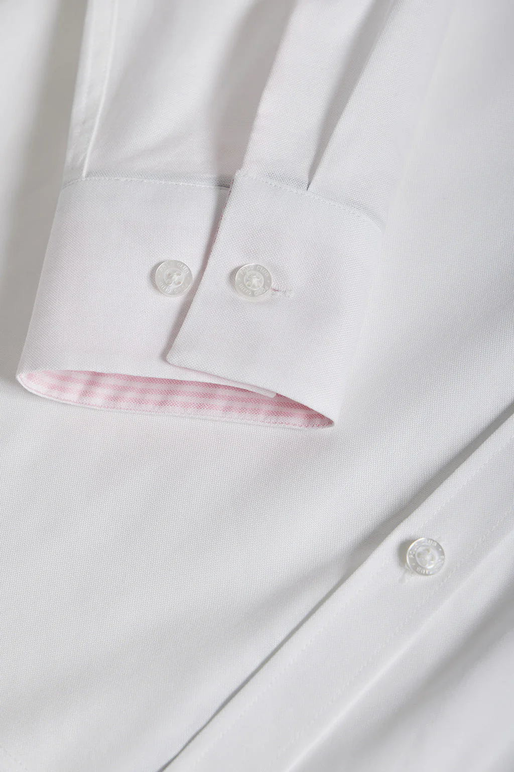 White Oxford shirt with embroidered logo - Image 8