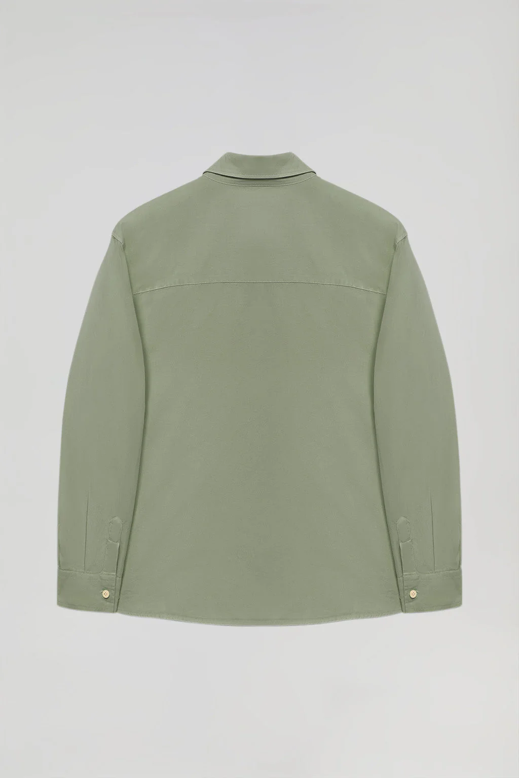 Green loose-fit shirt with pockets and Polo Club detail - Image 8