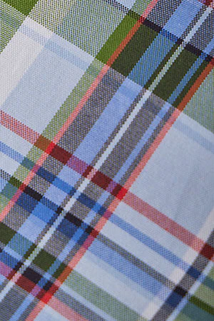 Checked shirt in green hues with Polo Club logo - Image 12