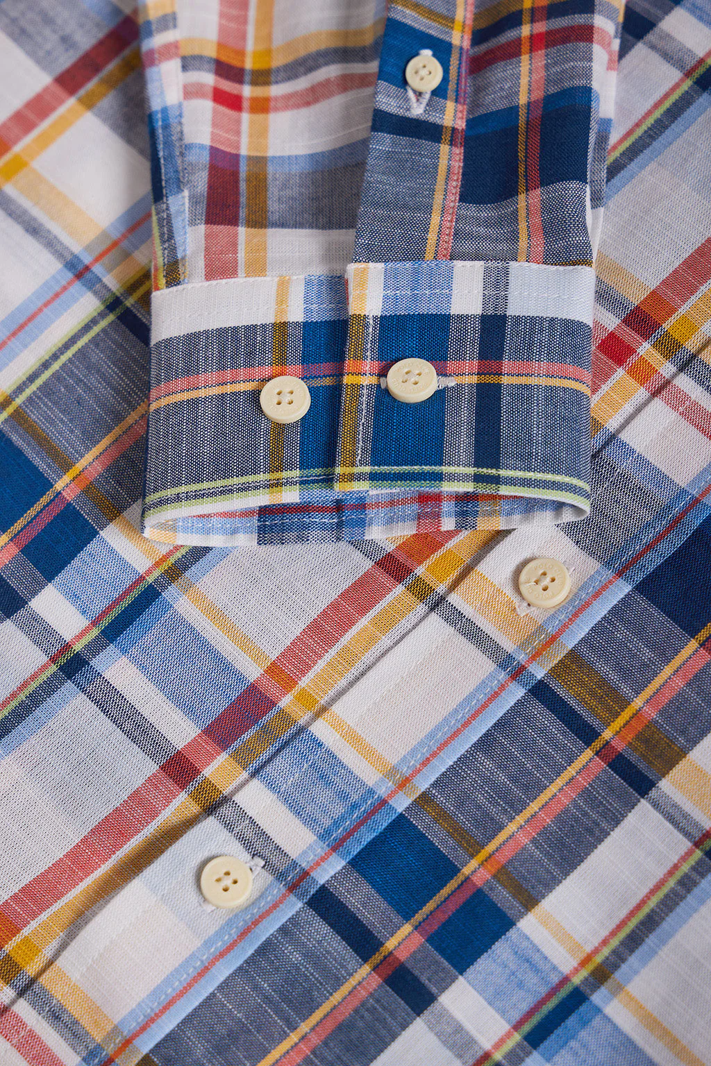 Checked shirt in multicoloured hues with Polo Club logo - Image 8