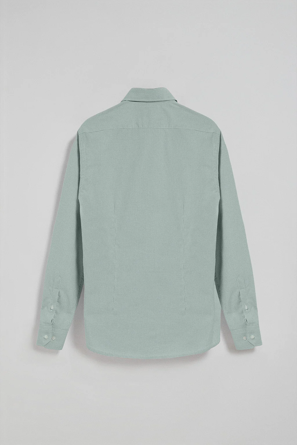 Green vichy-check shirt Arizona with Rigby Go embroidered logo - Image 6