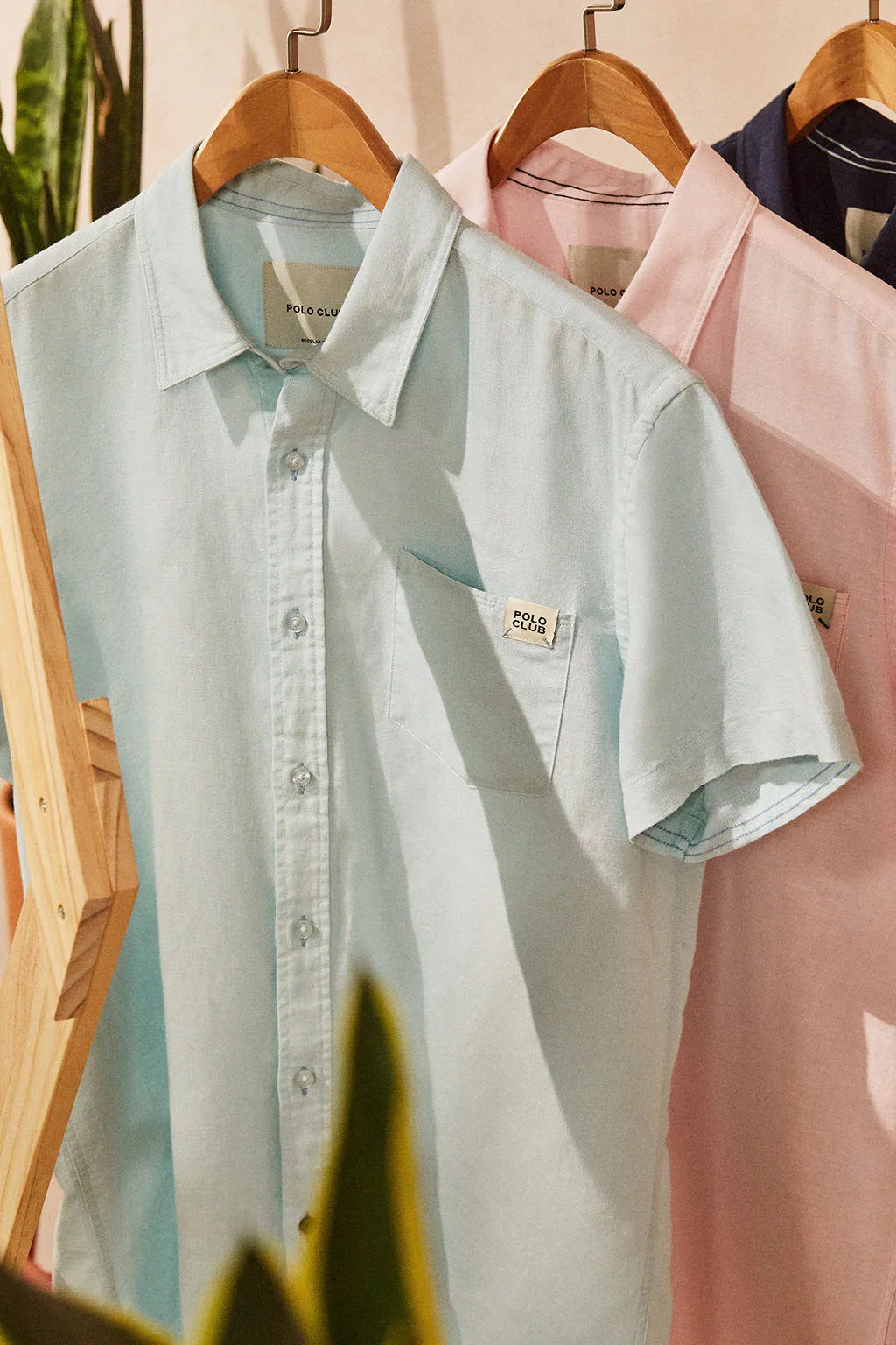 Green linen shirt with chest pocket - Image 6