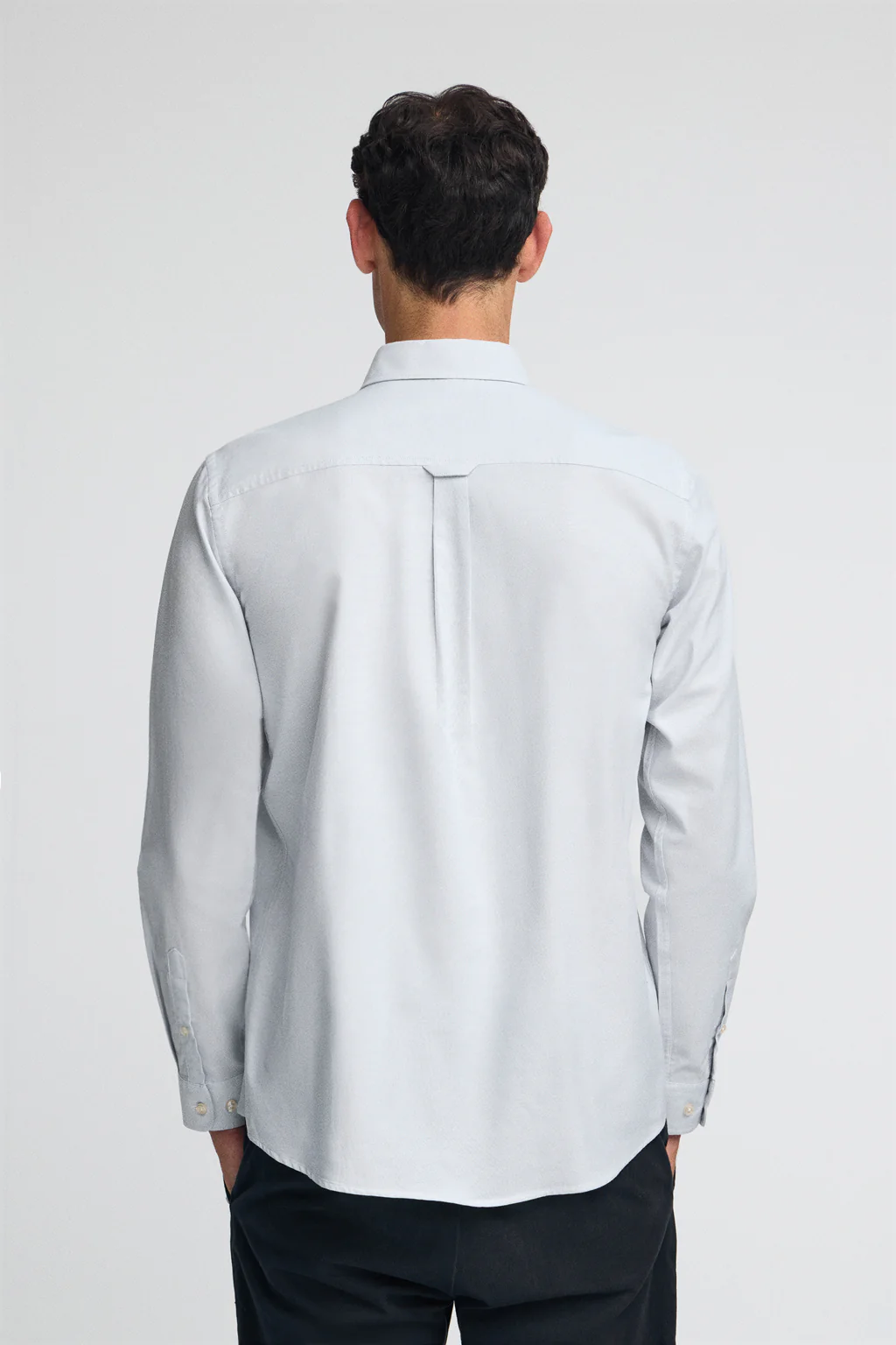 Light-blue regular-fit shirt with buttoned collar and Polo Club logo - Image 5