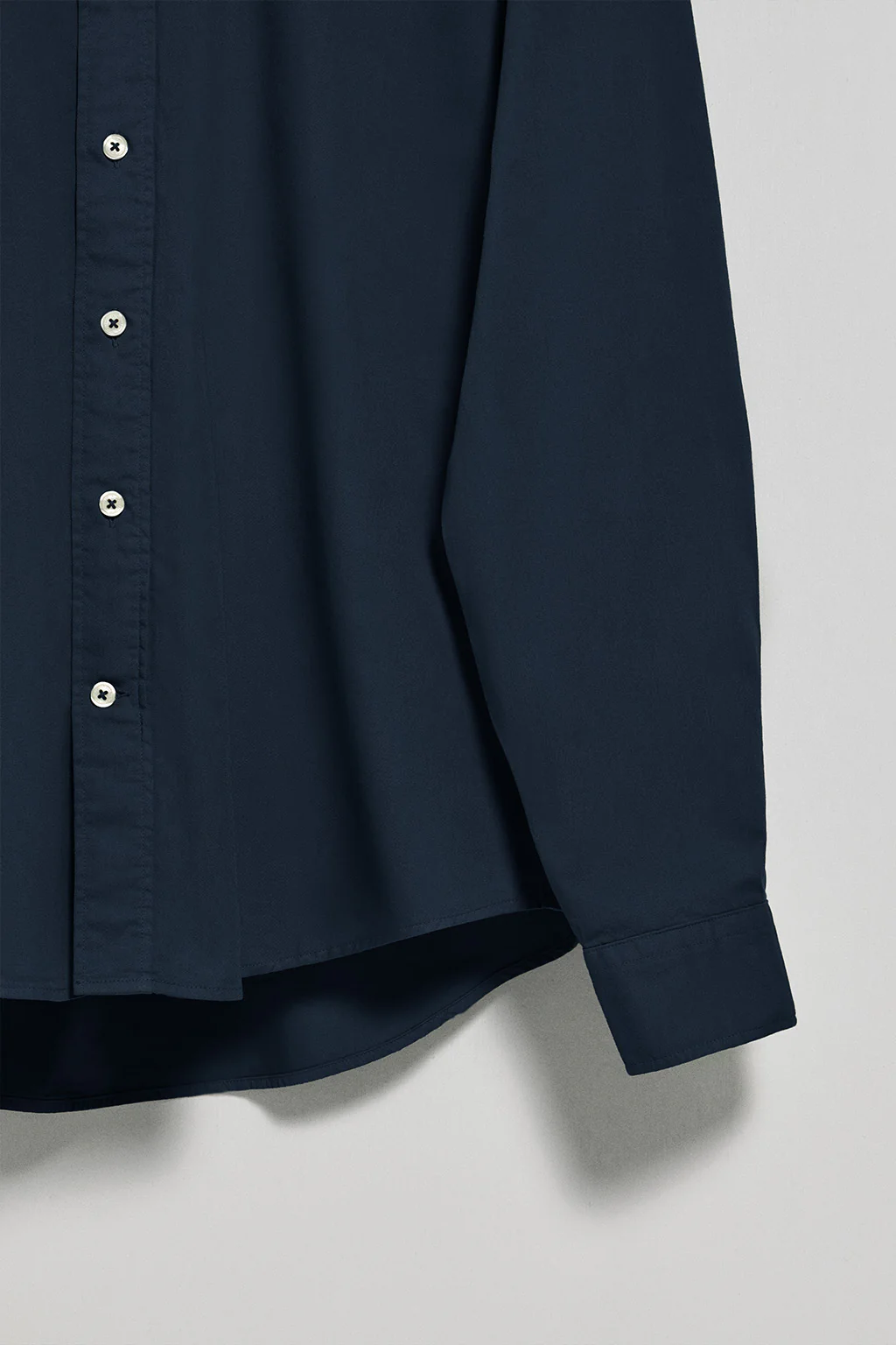 Navy-blue loose-fit shirt with Polo Club embroidered logo - Image 6