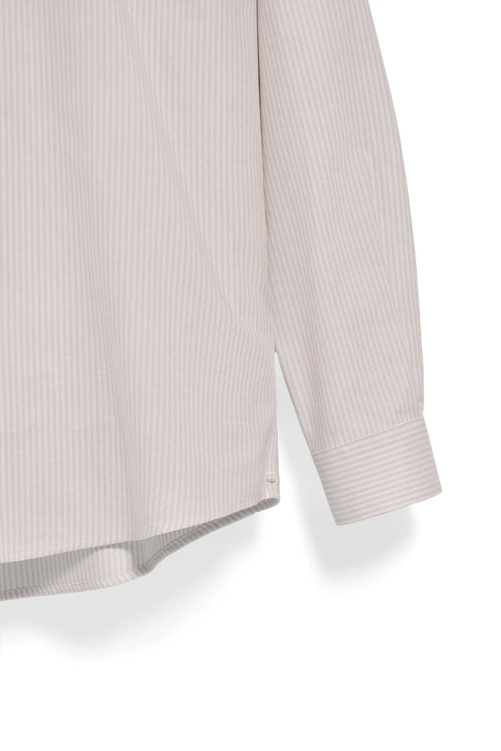 Yale-stripe Oxford shirt light brown with Polo Club embroidered logo - Image 4