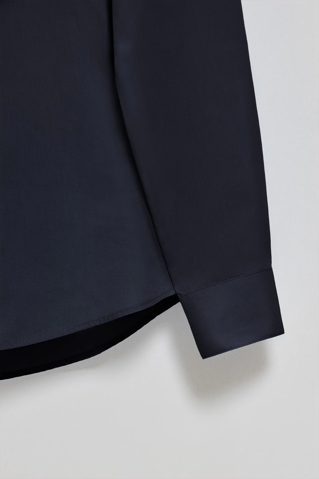 Navy-blue super slim-fit poplin shirt with Polo Club embroidered logo - Image 4