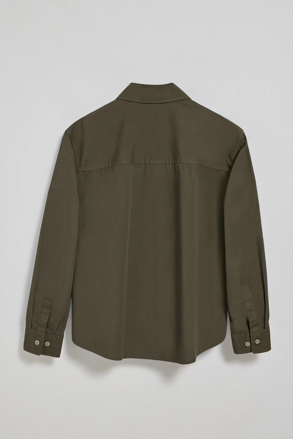 Green loose-fit shirt with Polo Club block logo - Image 6