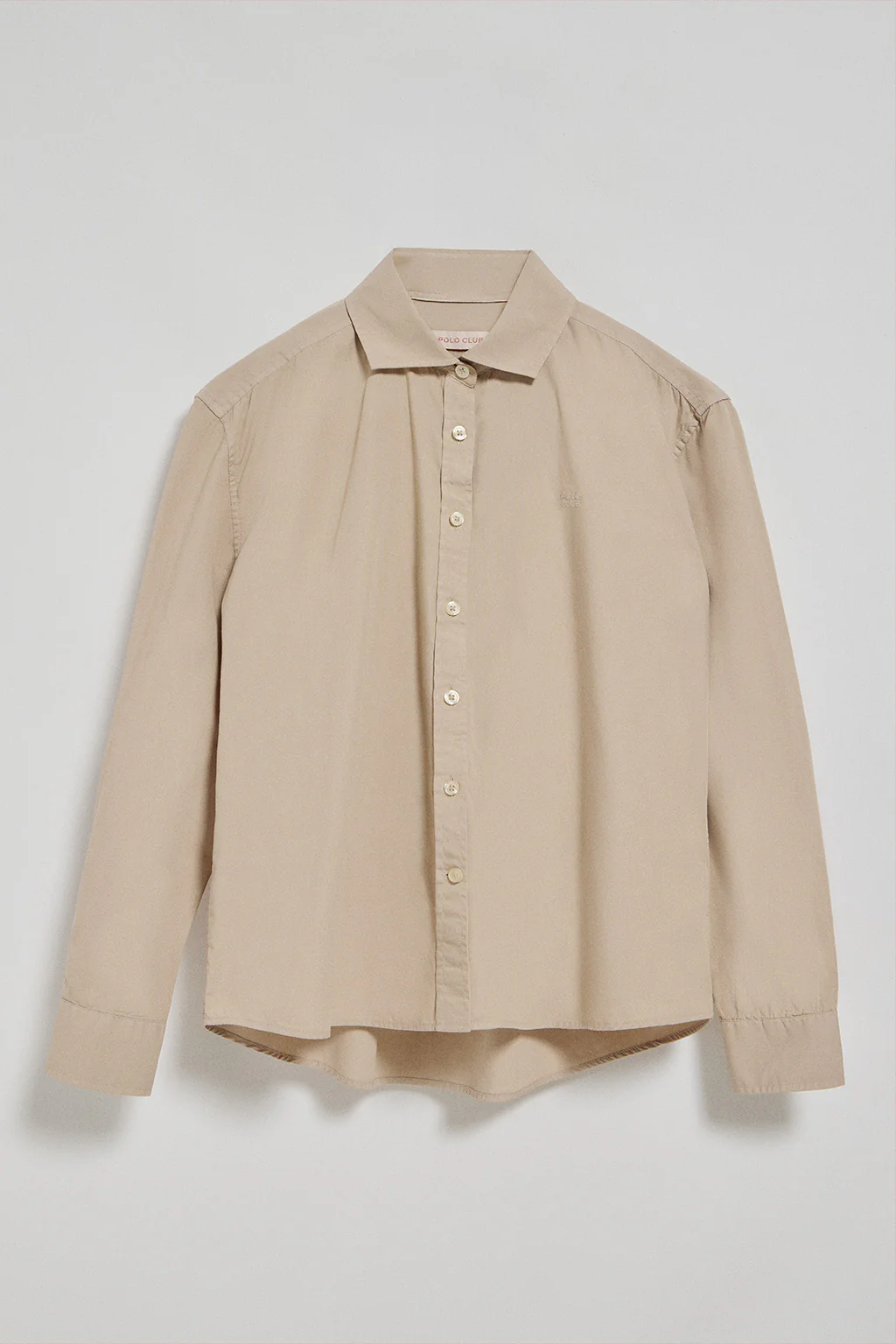 Sandy loose-fit shirt with Polo Club block logo - Image 8