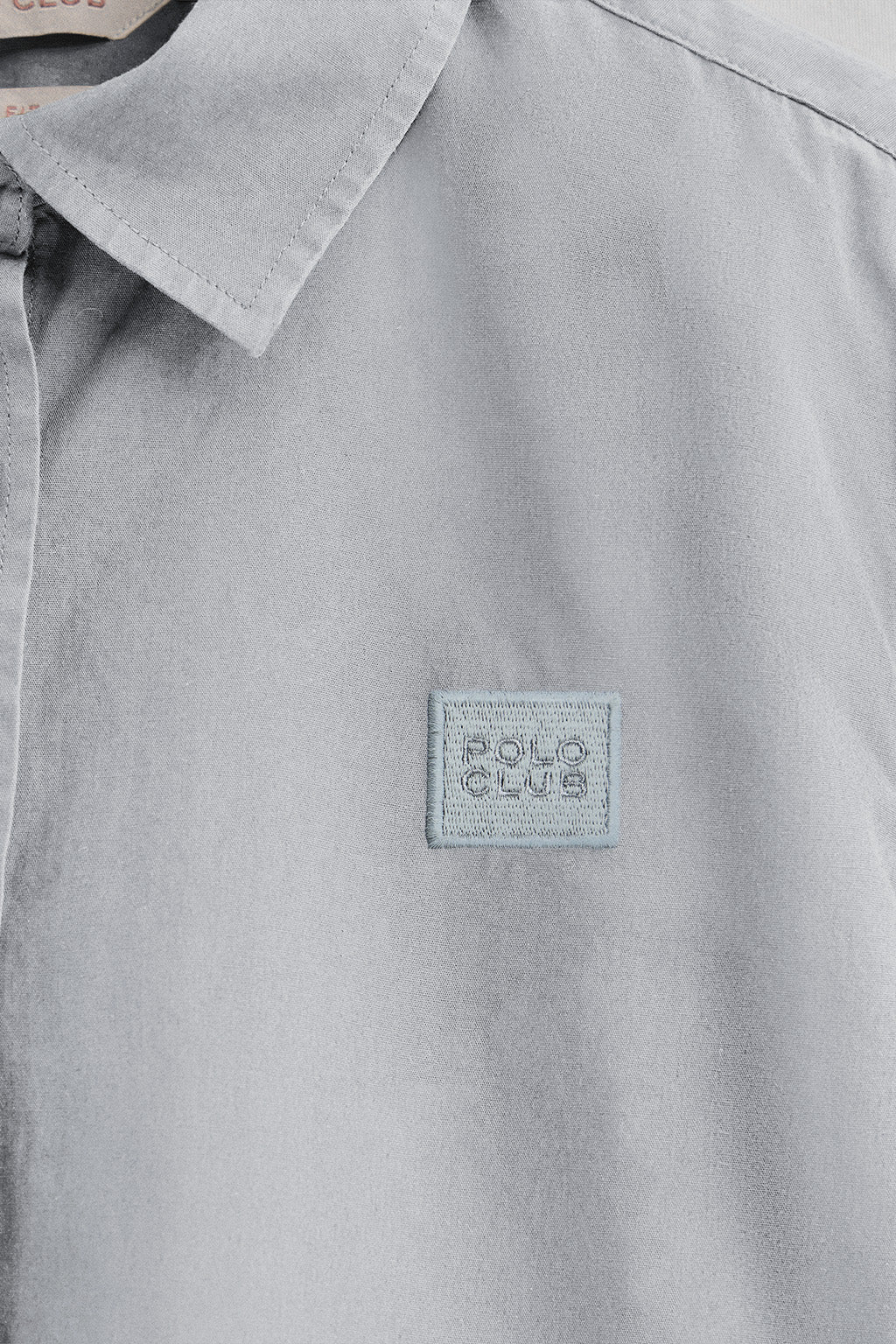 Light-blue slim-fit shirt with Polo Club logo - Image 7