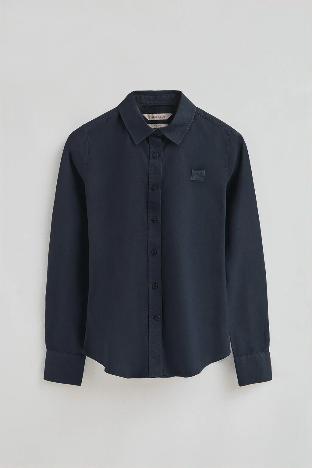 Navy-blue slim-fit shirt with Polo Club logo - Image 6