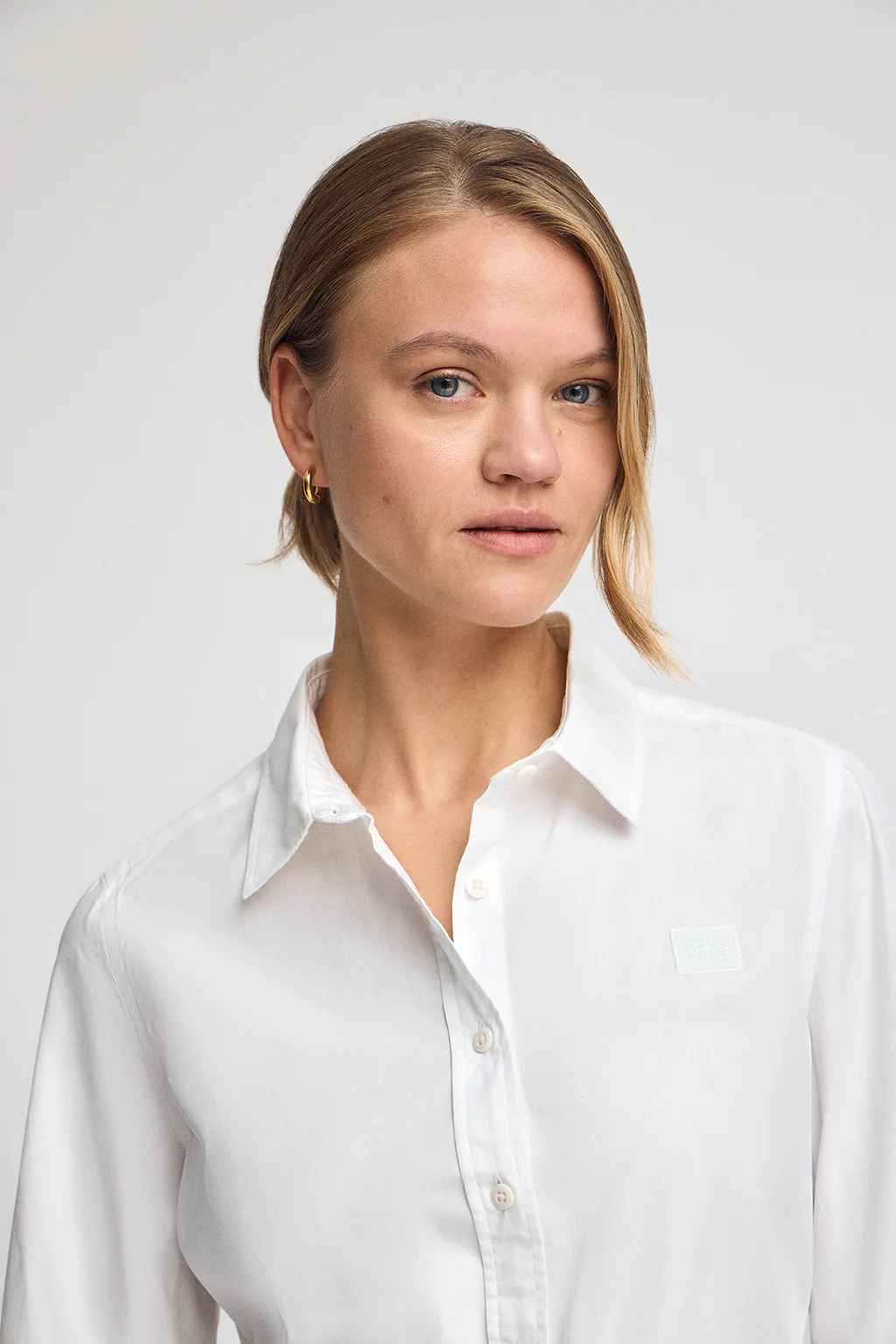 White slim-fit shirt with Polo Club logo - Image 2