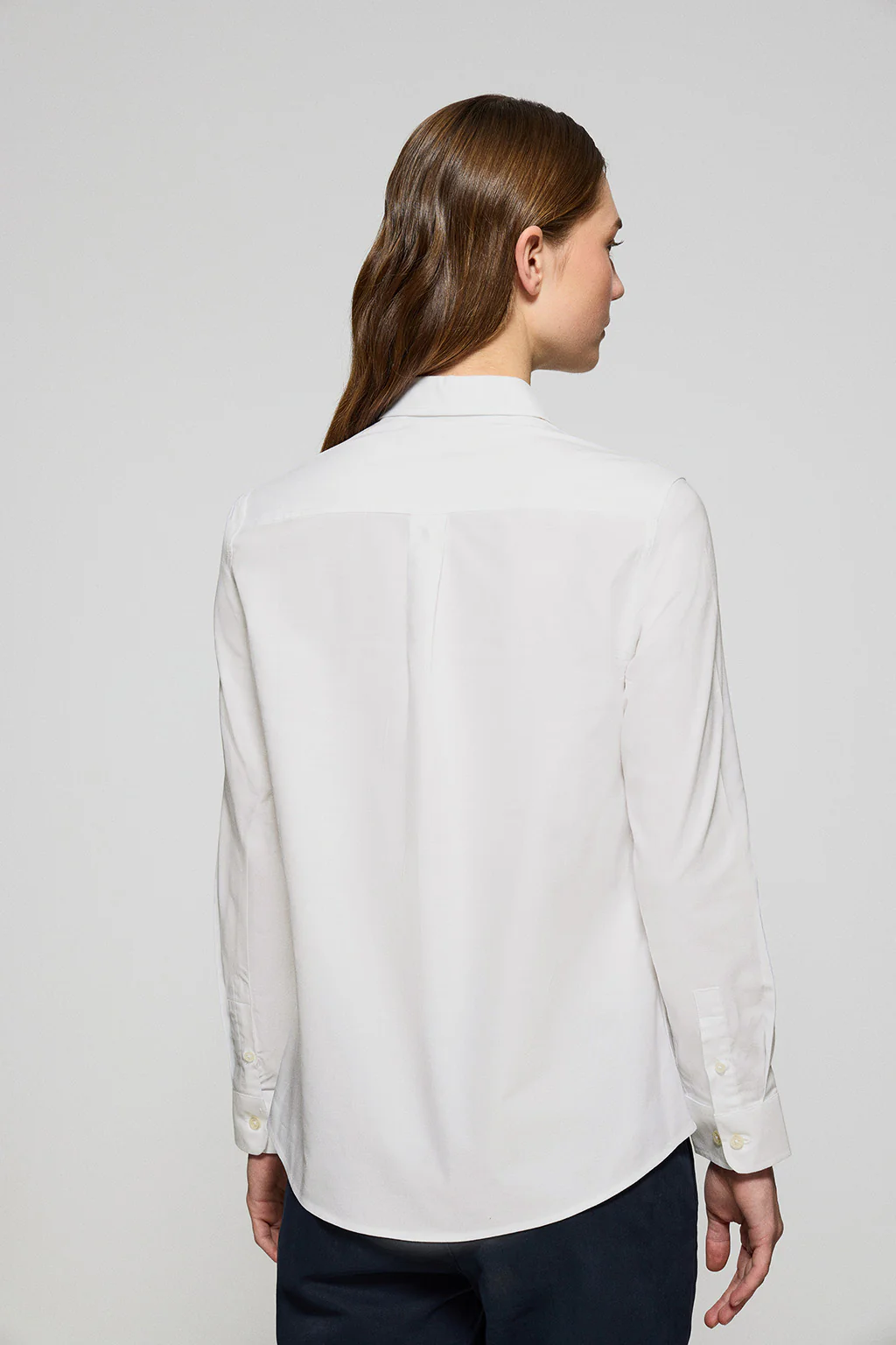 White regular-fit shirt with Polo Club embroidery - Image 2