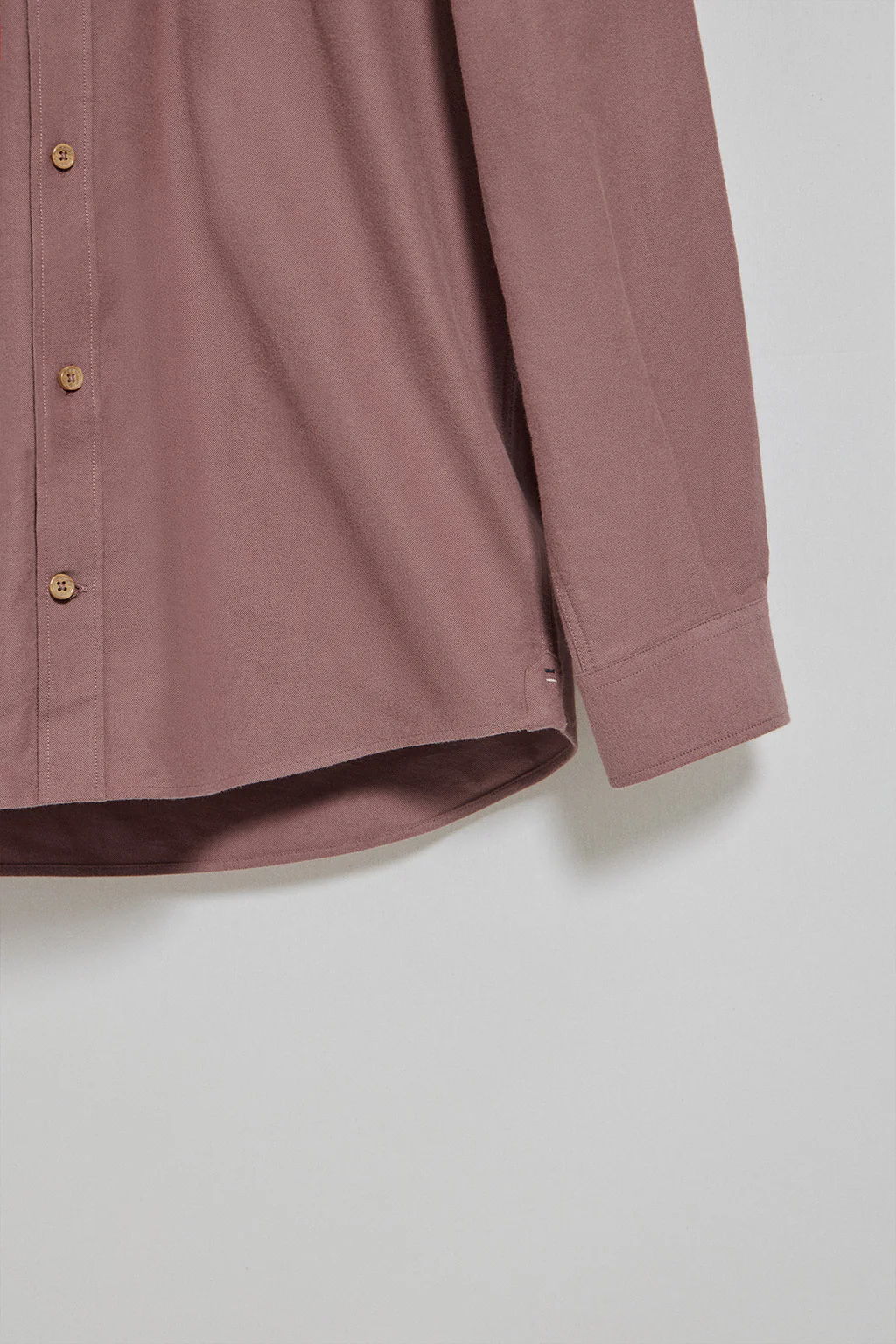 Maroon Oxford shirt Cambridge with pocket and Polo Club detail - Image 2