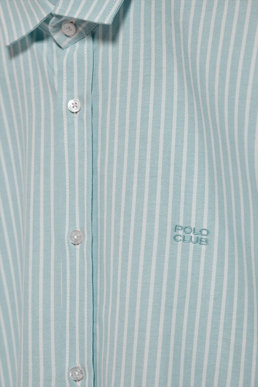 Green striped shirt Columbia with Polo Club embroidery - Image 10