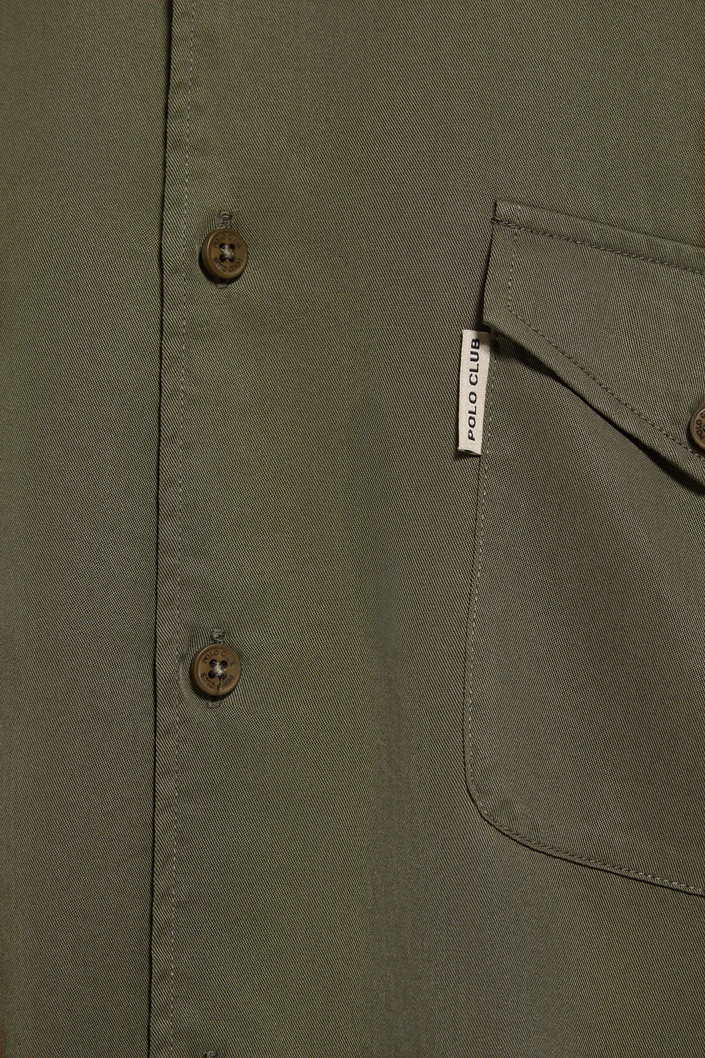 Khaki regular-fit shirt Franklin with pockets - Image 6