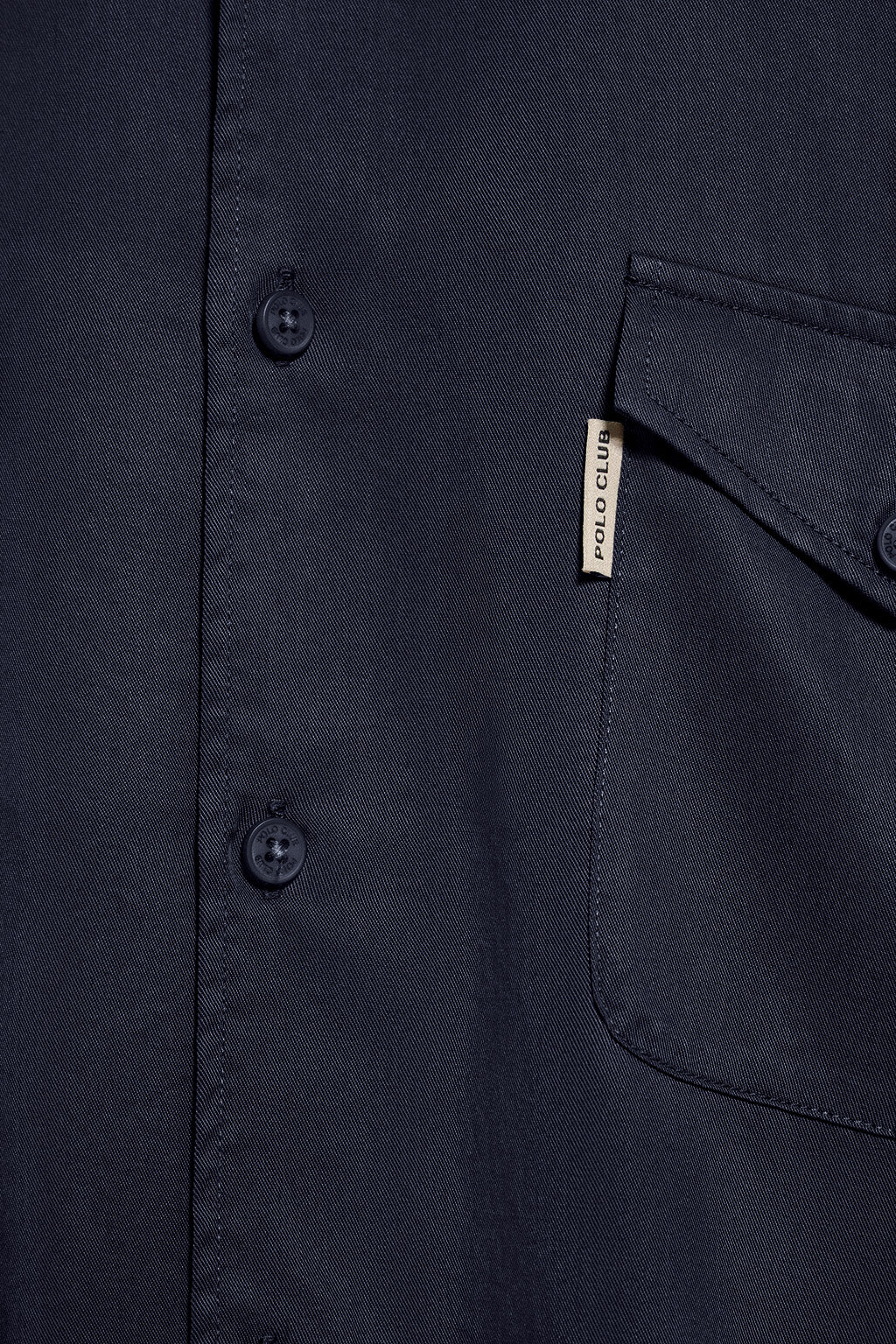 Navy-blue regular-fit shirt Franklin with pockets - Image 6