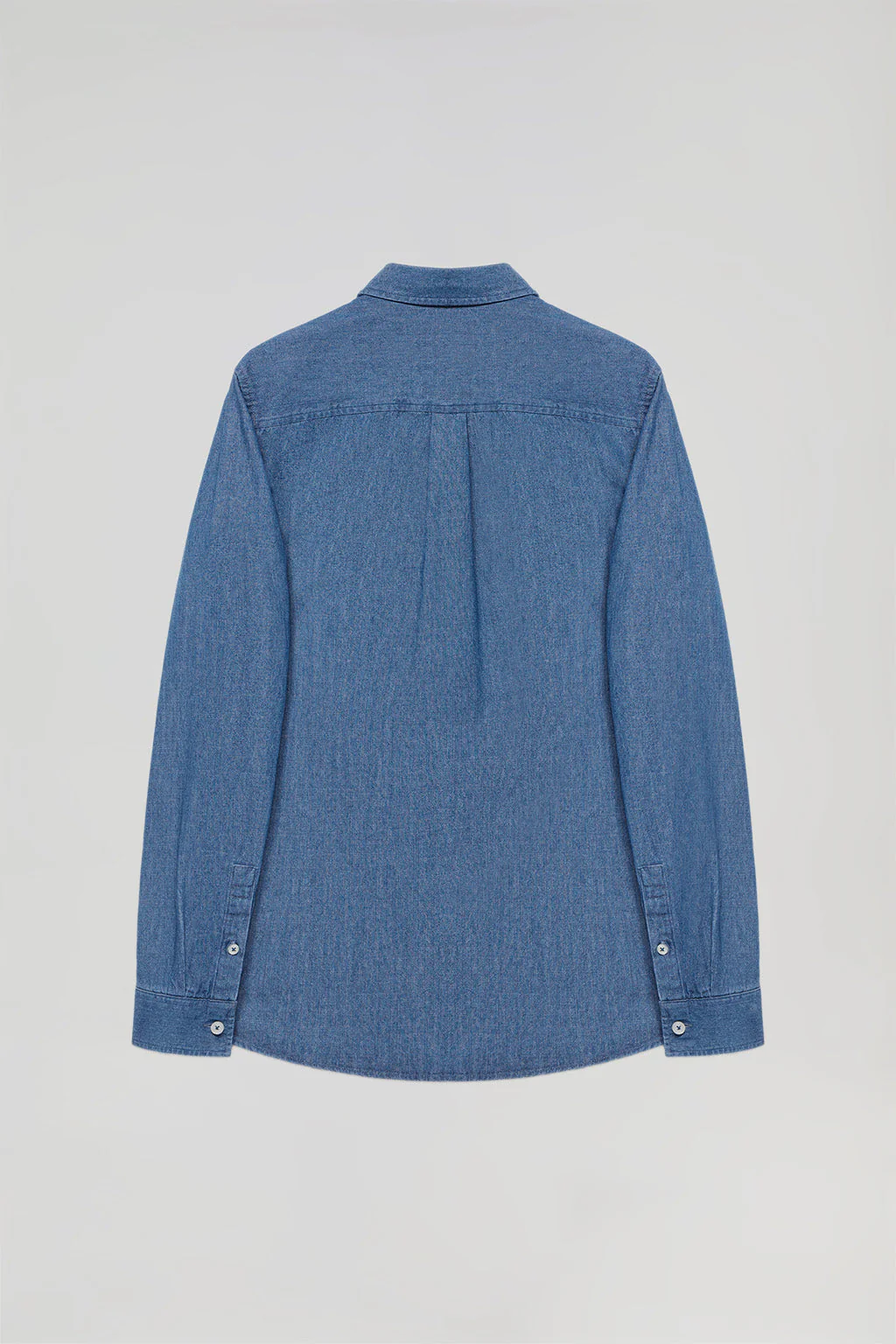 Regular-fit denim shirt with Rigby Go embroidered logo - Image 11