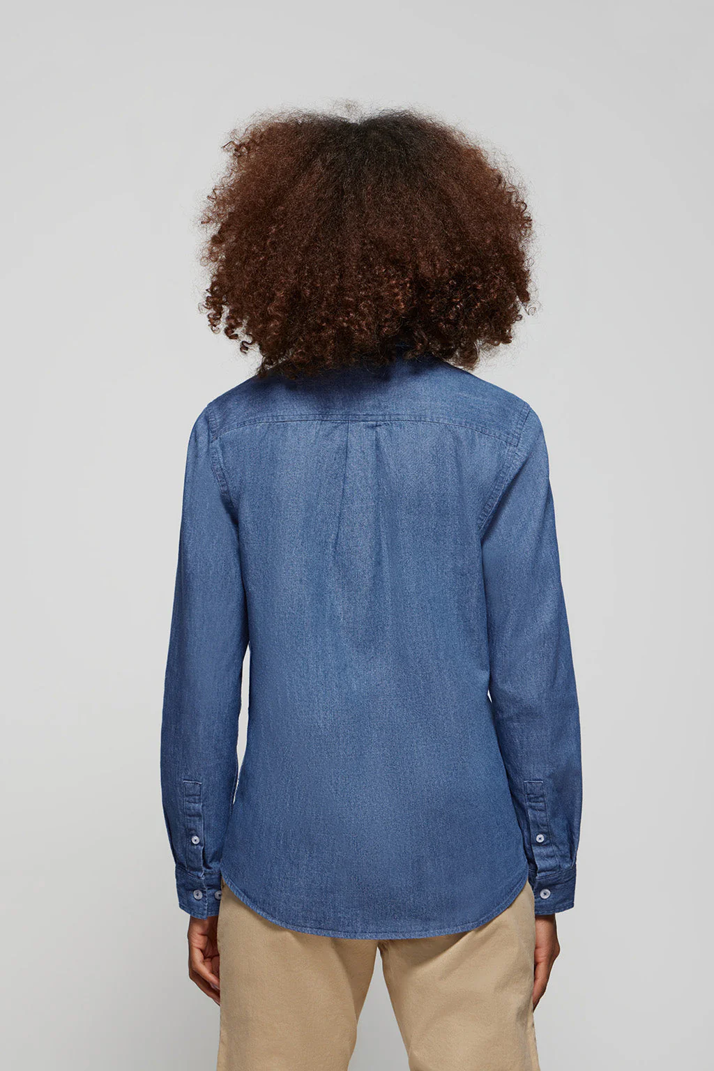 Regular-fit denim shirt with Rigby Go embroidered logo - Image 5