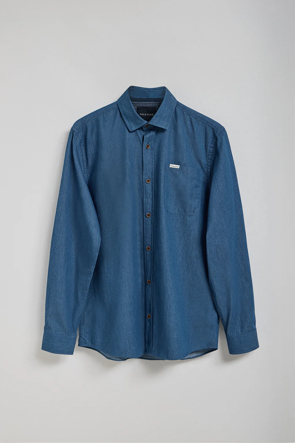 Denim shirt with pockets and Polo Club detail - Image 5