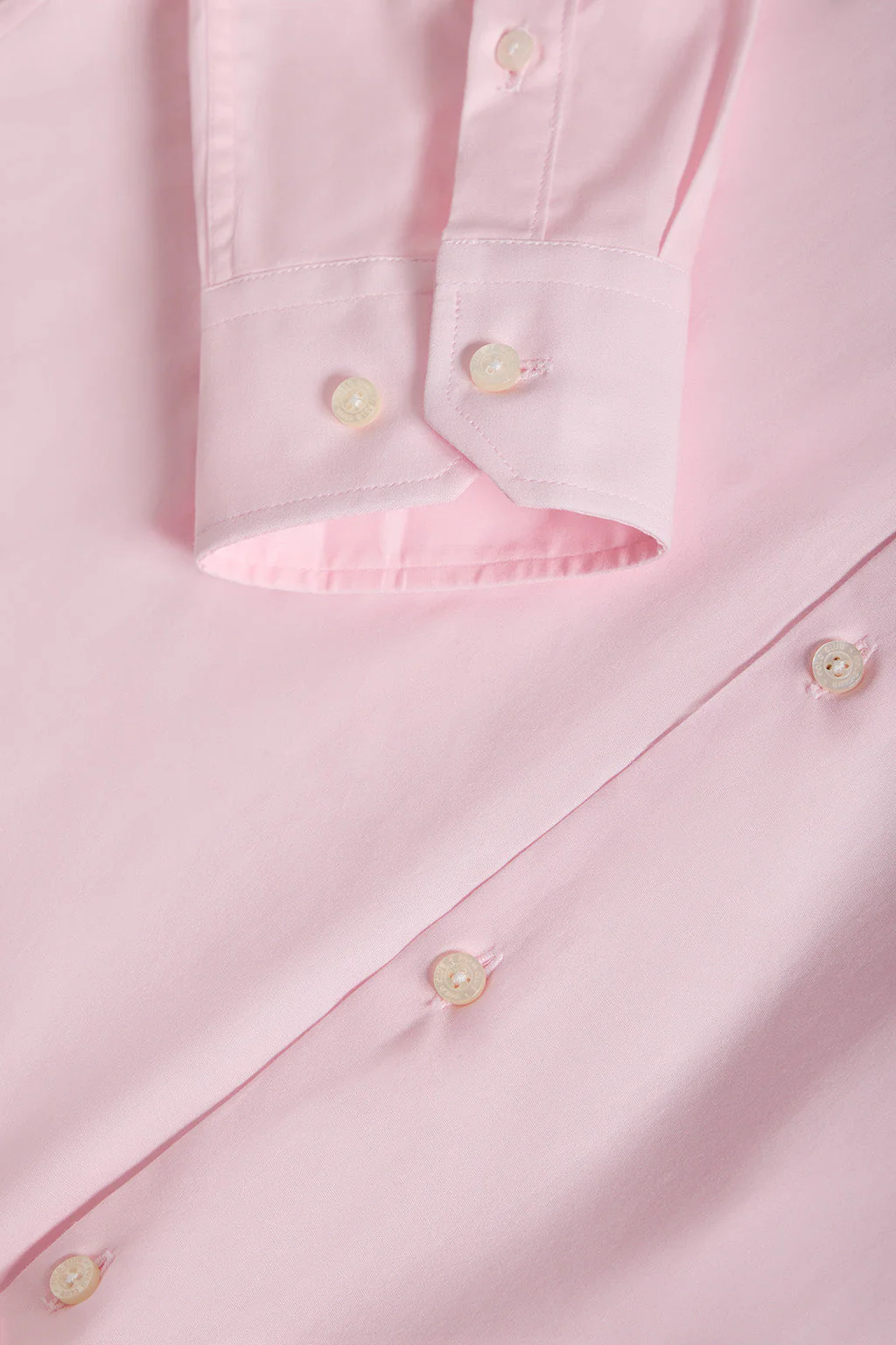 Pink super slim fit cotton shirt with Polo Club logo - Image 8