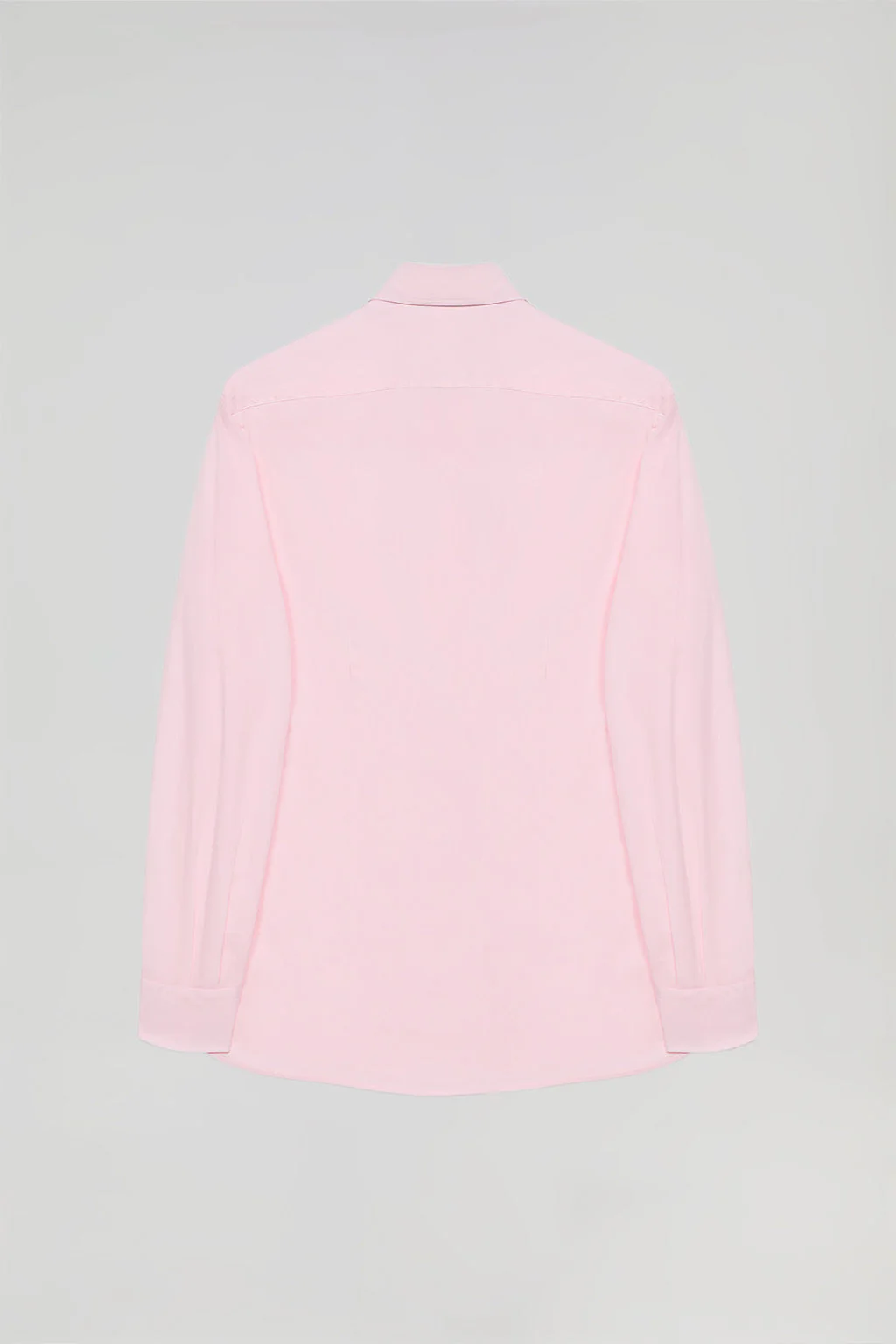 Pink super slim fit cotton shirt with Polo Club logo - Image 9