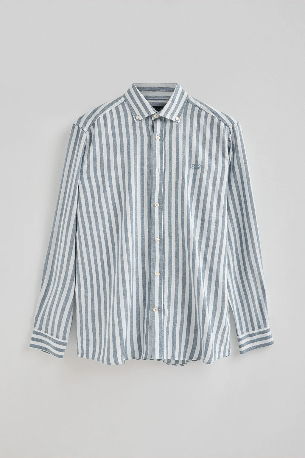 Light-blue striped shirt with Polo Club logo - Image 8