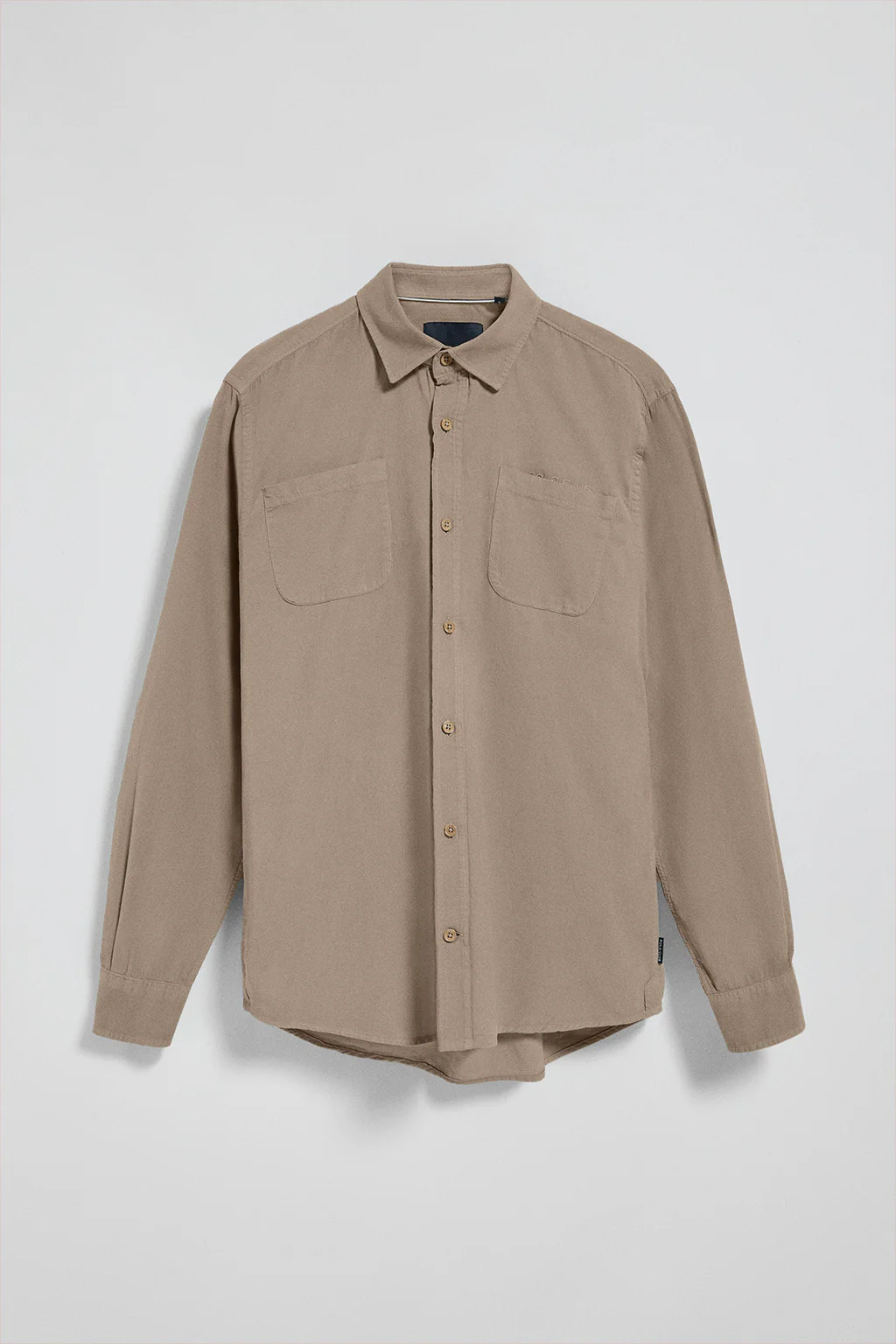 Camel shirt Massachusetts with pockets and Polo Club embroidery - Image 2