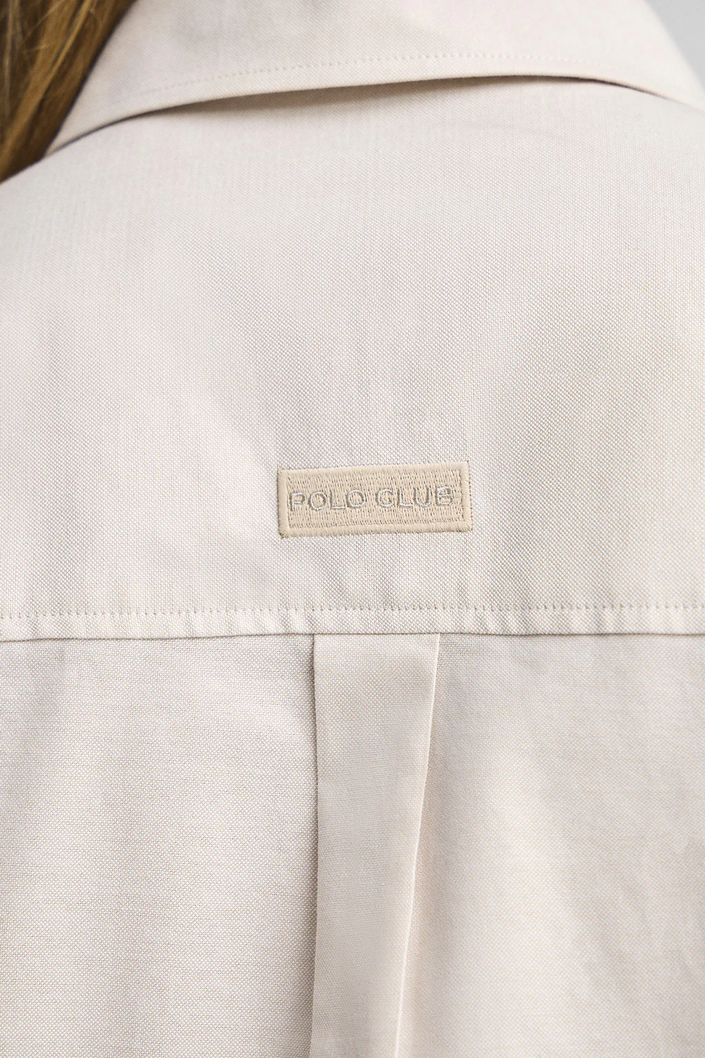 Beige shirt with relaxed fit and Polo Club logo - Image 4