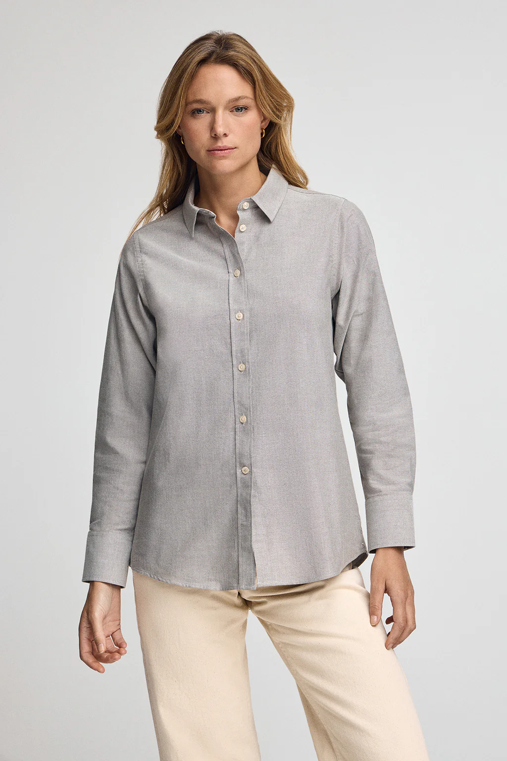 Grey shirt with relaxed fit and Polo Club logo