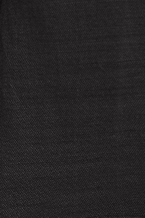 Black loose-fit ramie shirt with mandarin collar and Polo Club embroidery - Image 10