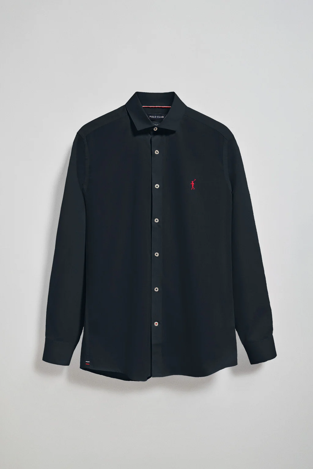 Slim-fit shirt with Rigby Go logo 2 pack (navy blue and white) - Image 5