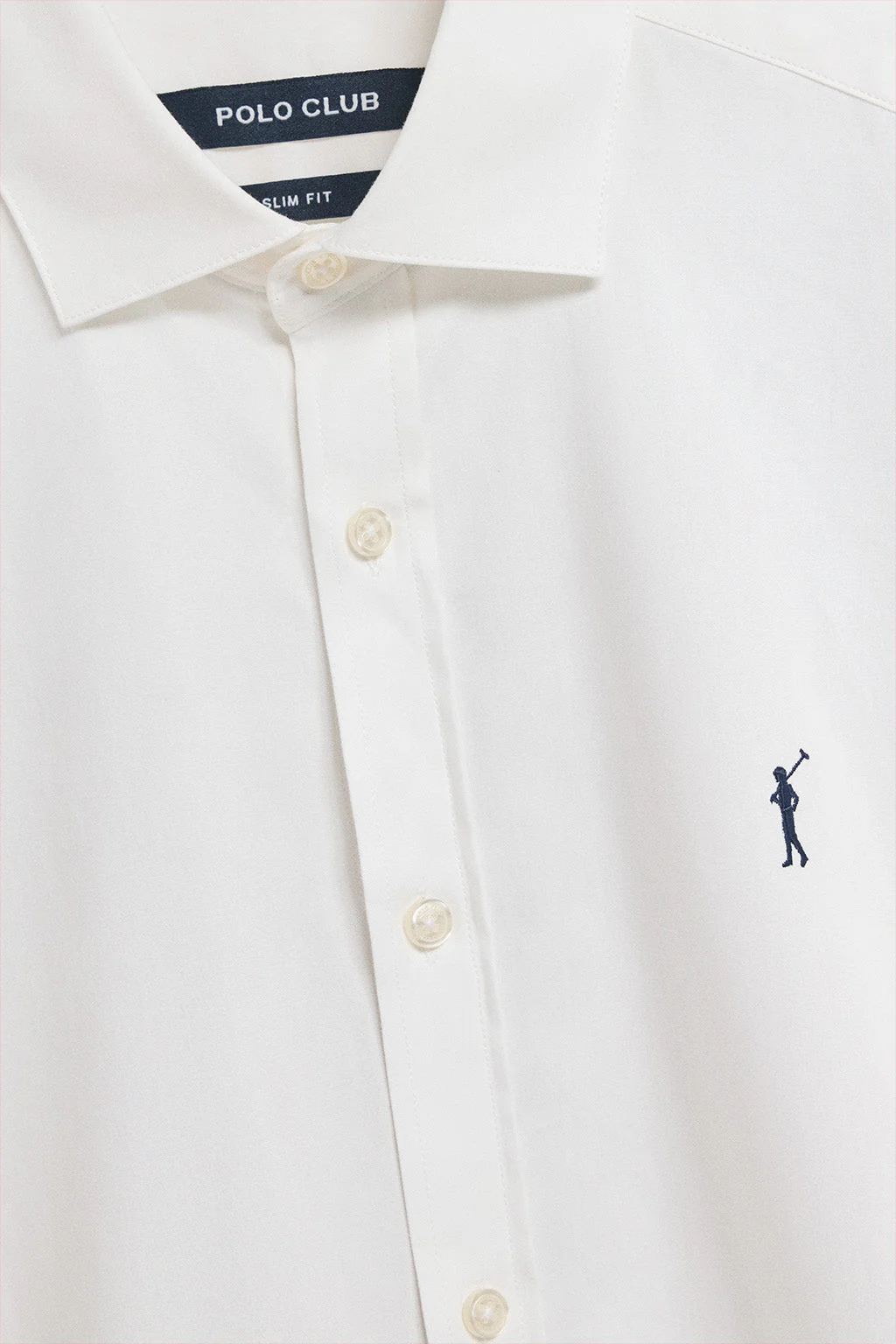 Slim-fit shirt with Rigby Go logo 3 pack (navy blue, sky blue and white) - Image 3